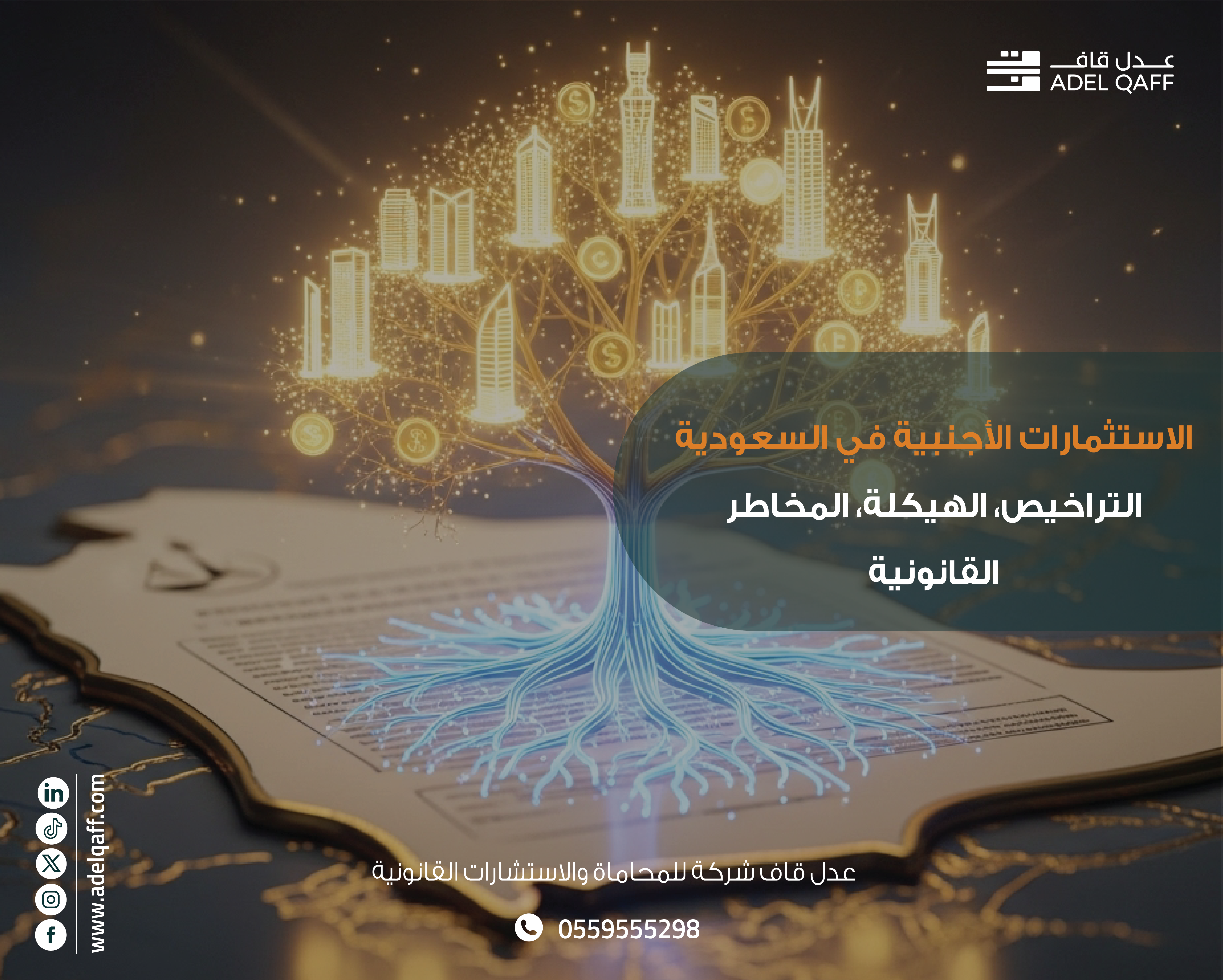 الاستثمار الأجنبي في السعودية 2025 | التراخيص، الهيكلة، والمخاطر القانونية